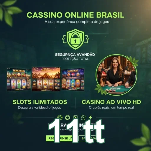 Ilustração de Explore a plataforma de jogos 11tt com segurança total